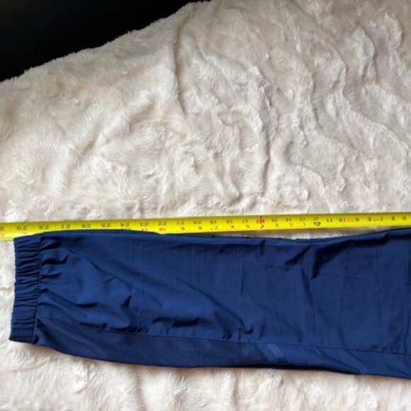 2/$40 Scrubletics Jogger Fit Drawstring Elastic Stretch Waist Blue Scrub Pants - Picture 11 of 14